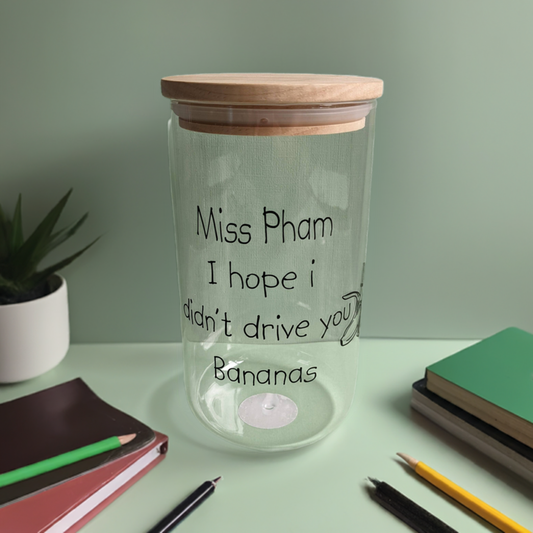 Large Personalised Teachers Lollie Jars | End of Year Gifts