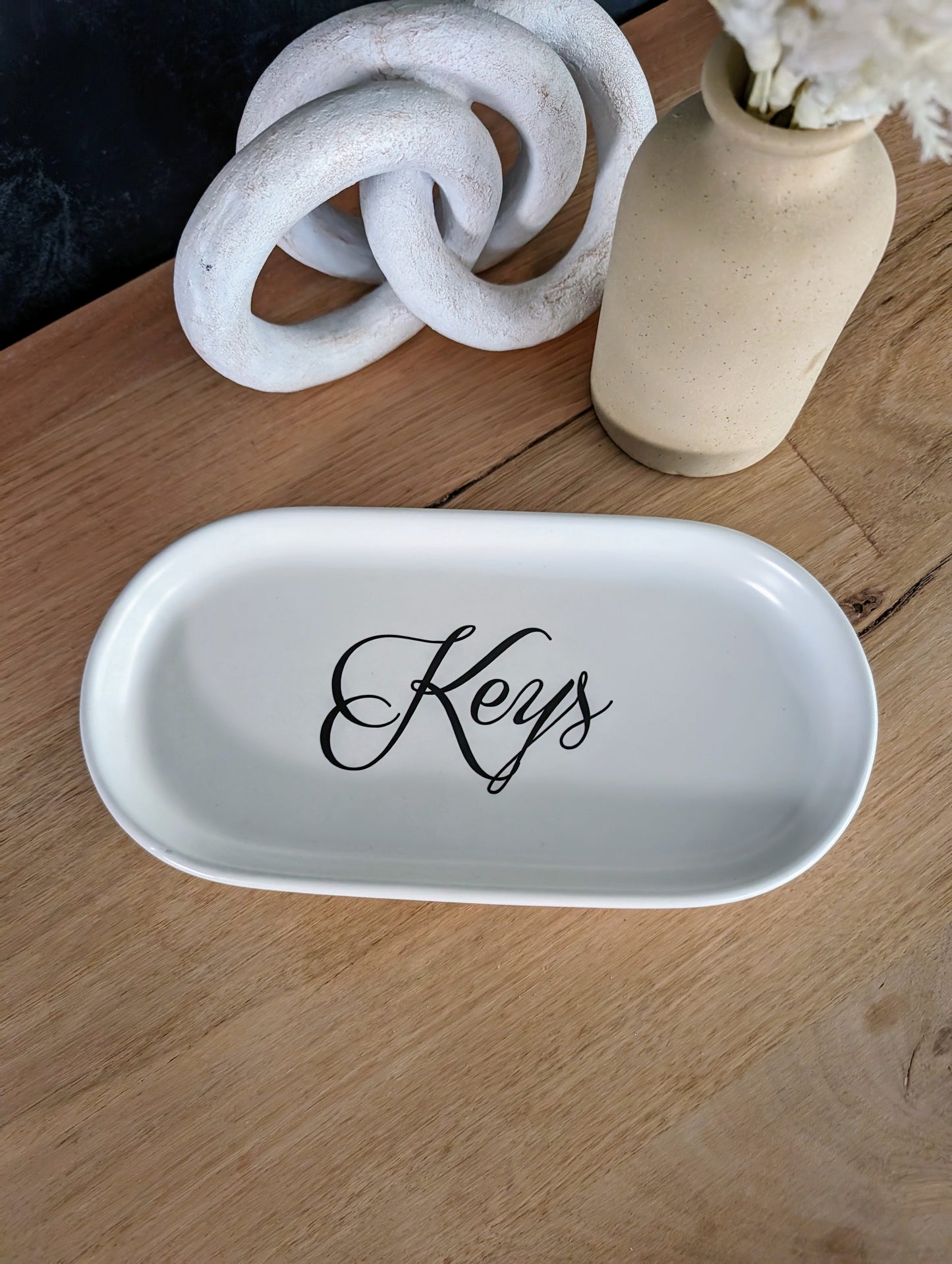 White Key Tray