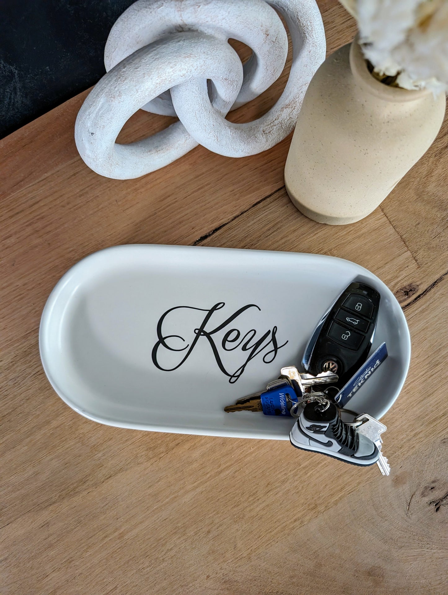 White Key Tray