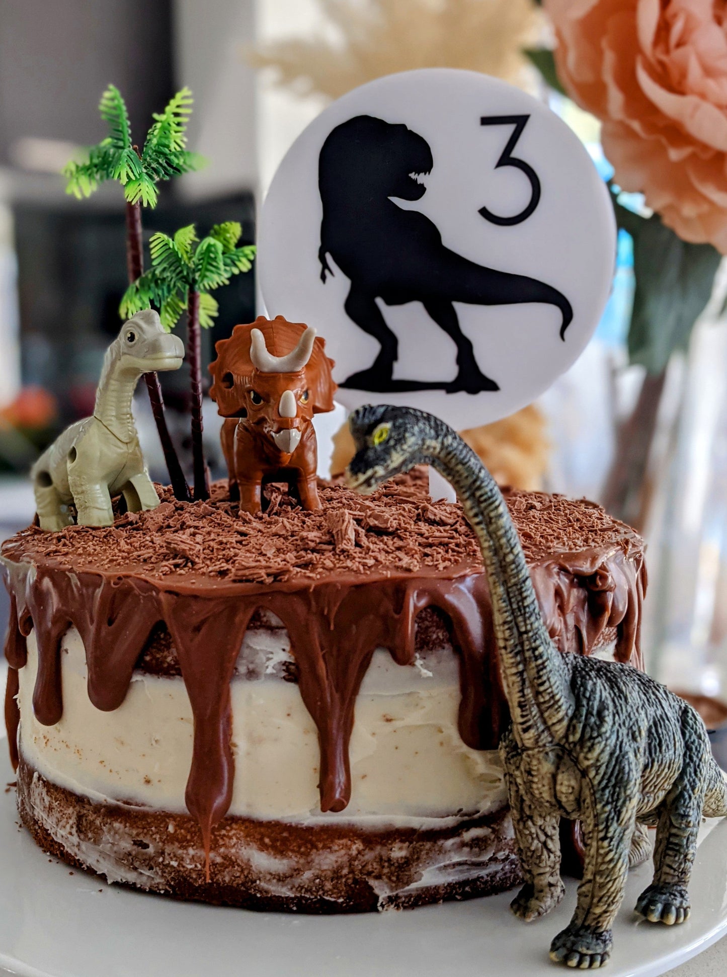 Kids Dinosaur Cake Topper