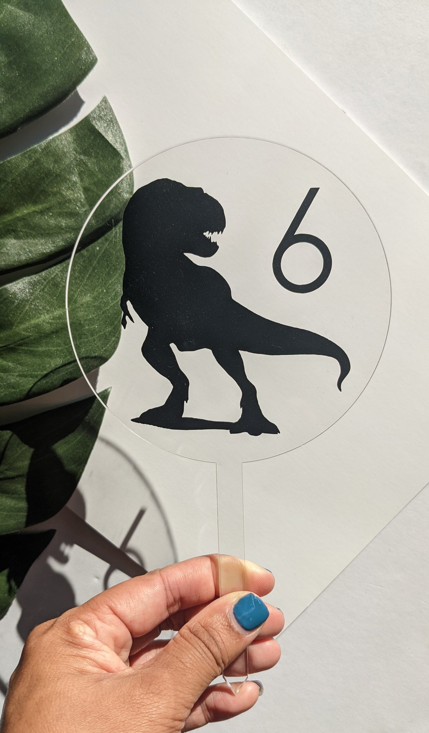 Kids Dinosaur Cake Topper