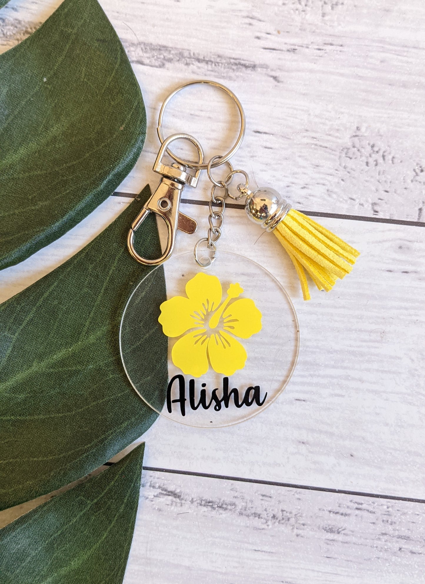 Round Acrylic Keyring | Bag Tags | Keychain