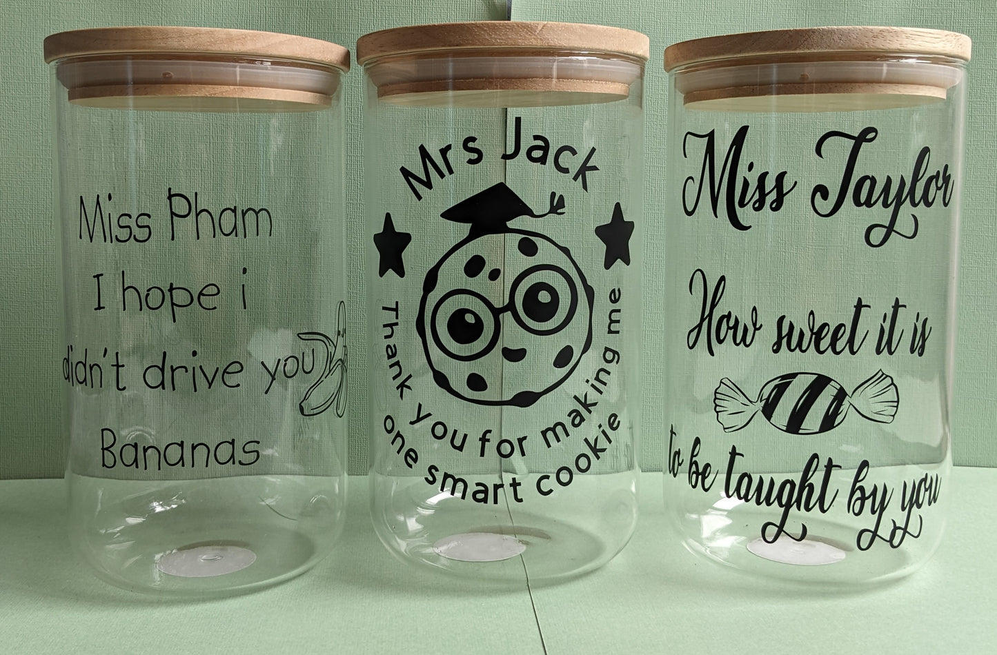 Large Personalised Teachers Gift | Chocolate | Lollie Jars