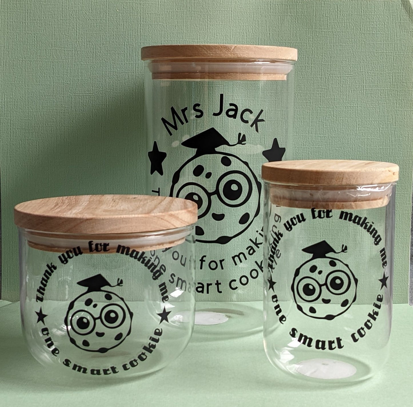 Large Personalised Teachers Cookie Jars