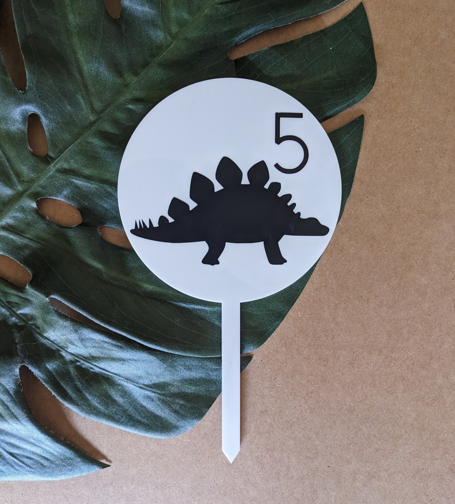 Kids Dinosaur Cake Topper