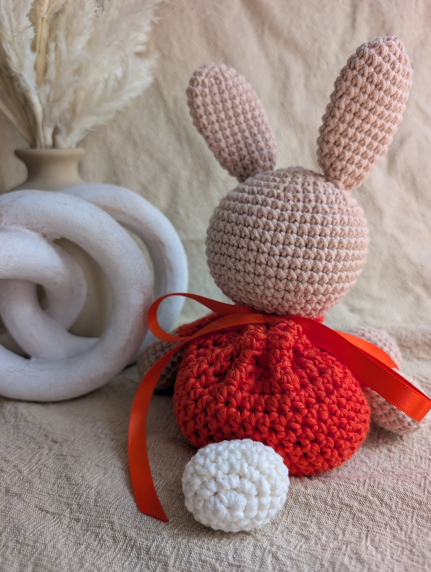 Handmade Crochet Easter Bunny Bag