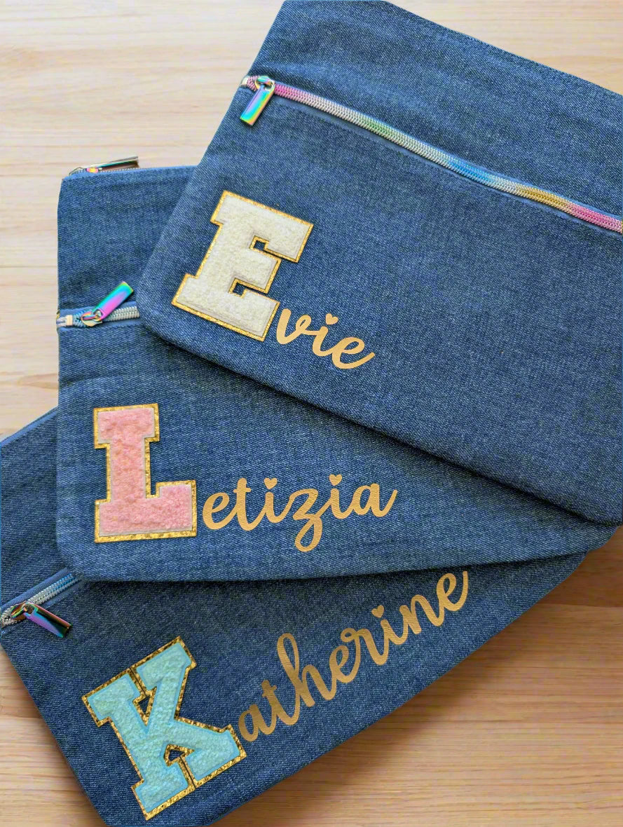 Denim Pencil Case