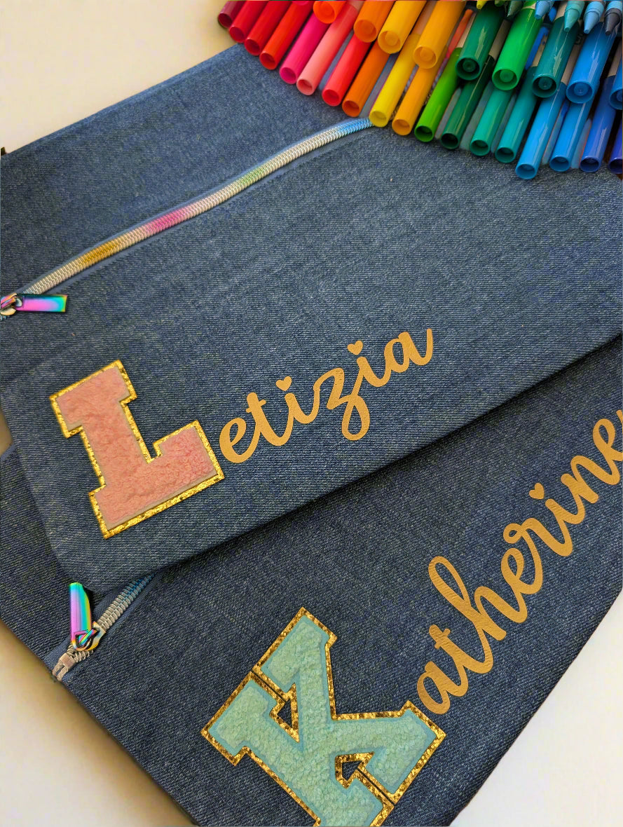 Denim Pencil Case