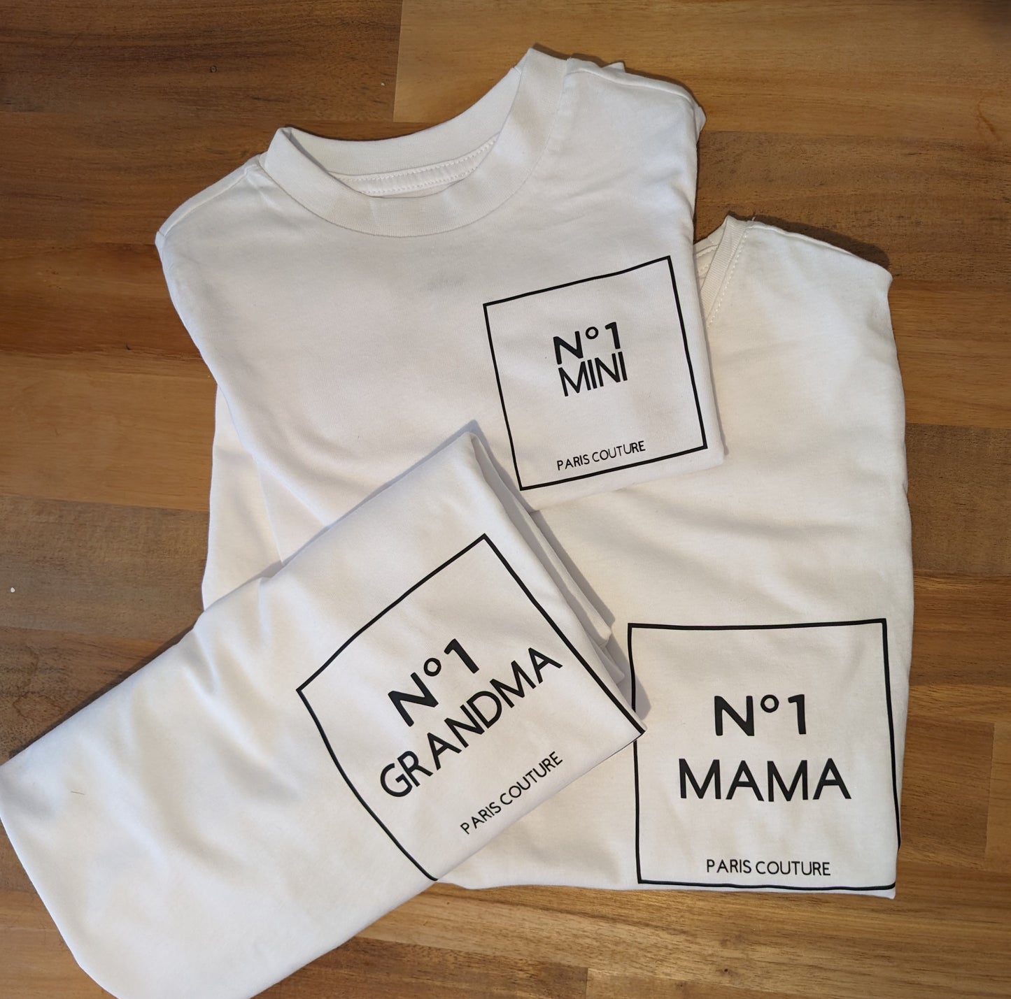 Number 1 Mum or Grandma White T-Shirt
