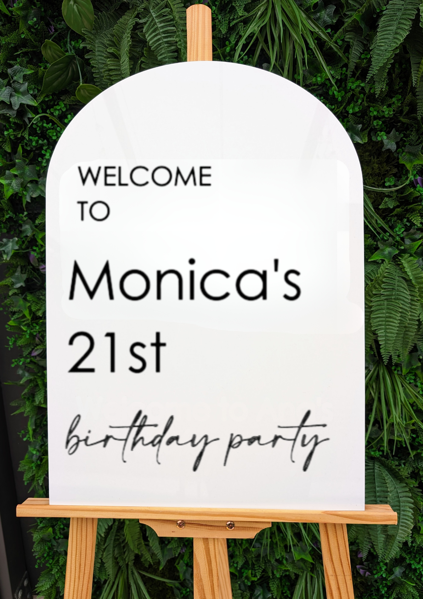 Welcome to Birthday Sign