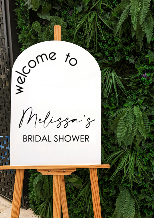 Welcome Sign Bridal Shower