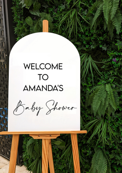 Baby Shower Welcome Sign