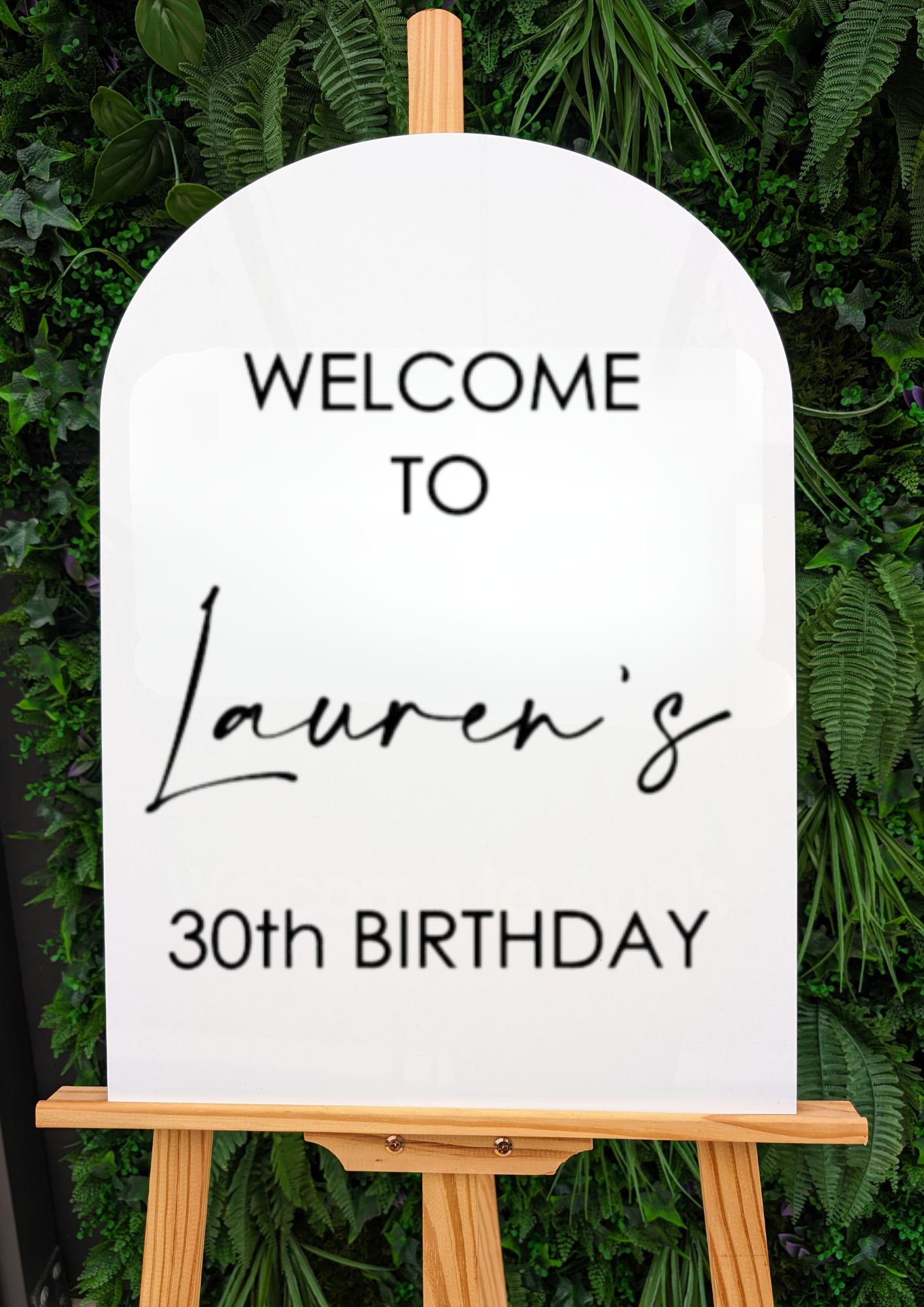 Welcome to Birthday Party Sign