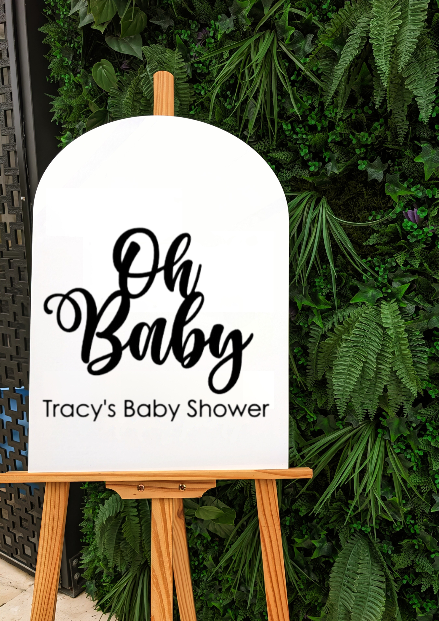 Oh Baby Shower Welcome Sign