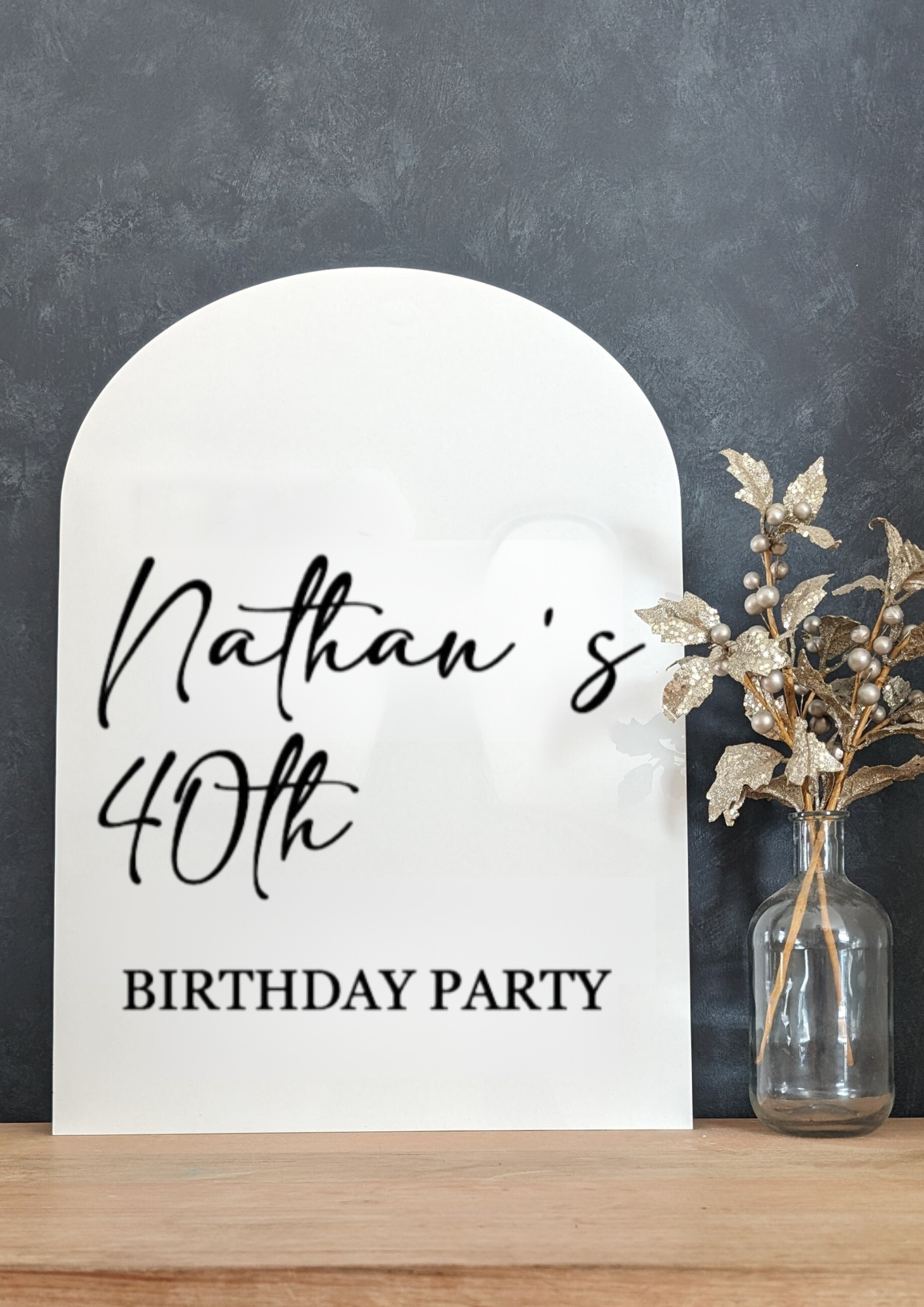 Acrylic Birthday Sign