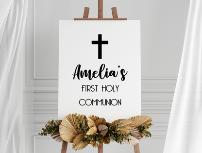 Welcome Sign First Holy Communion