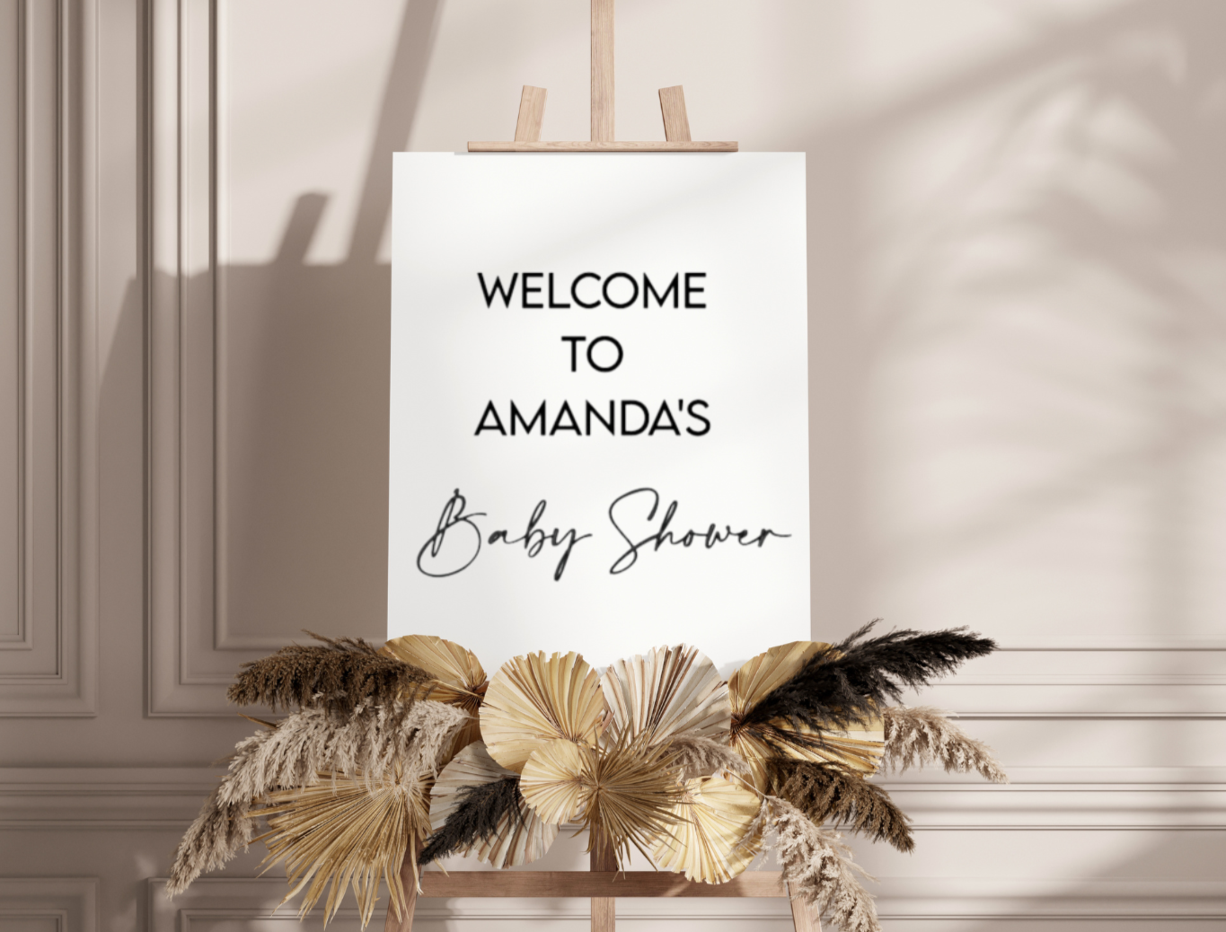 Baby Shower Welcome Sign