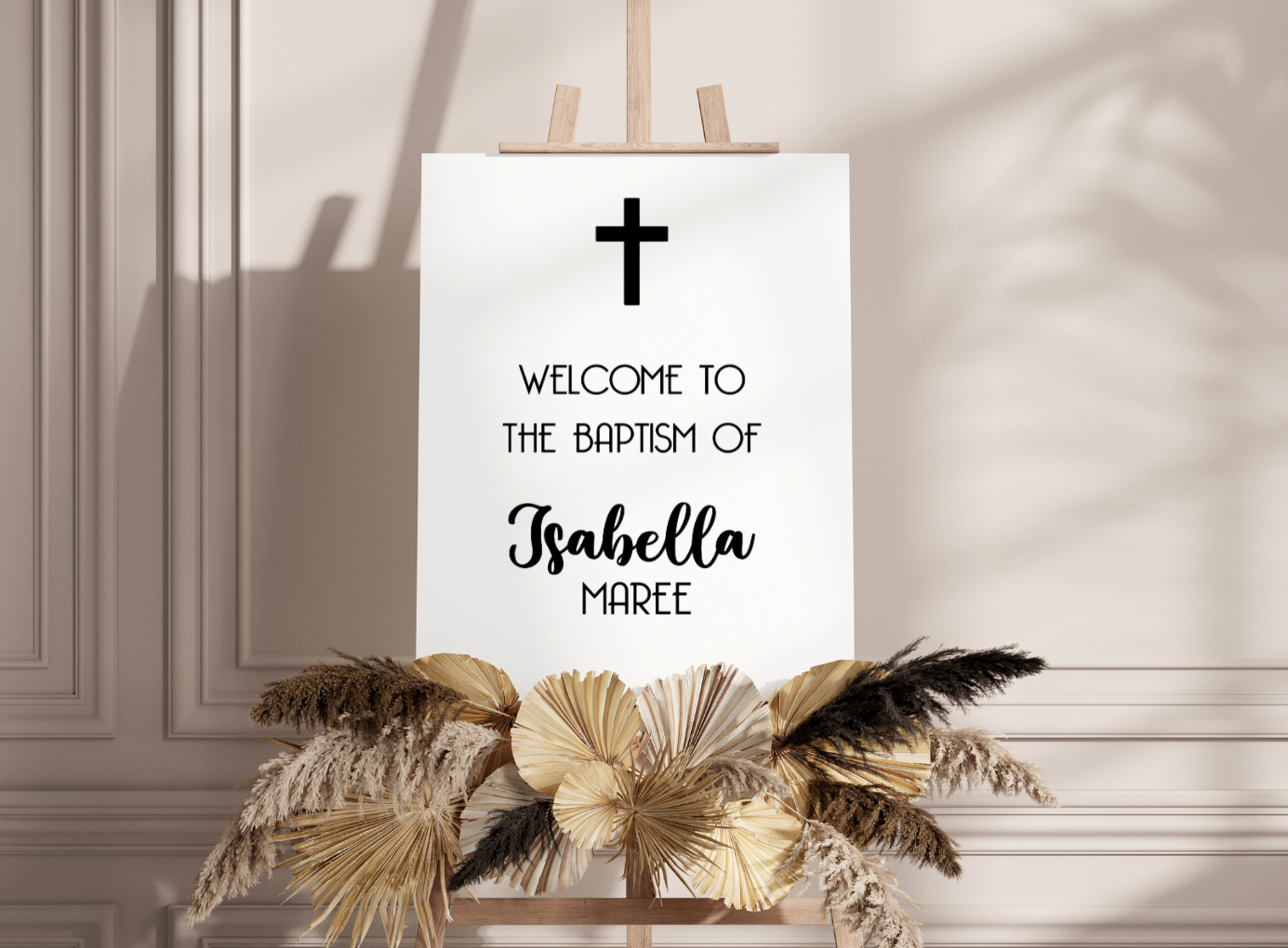 Welcome Sign for Baptism