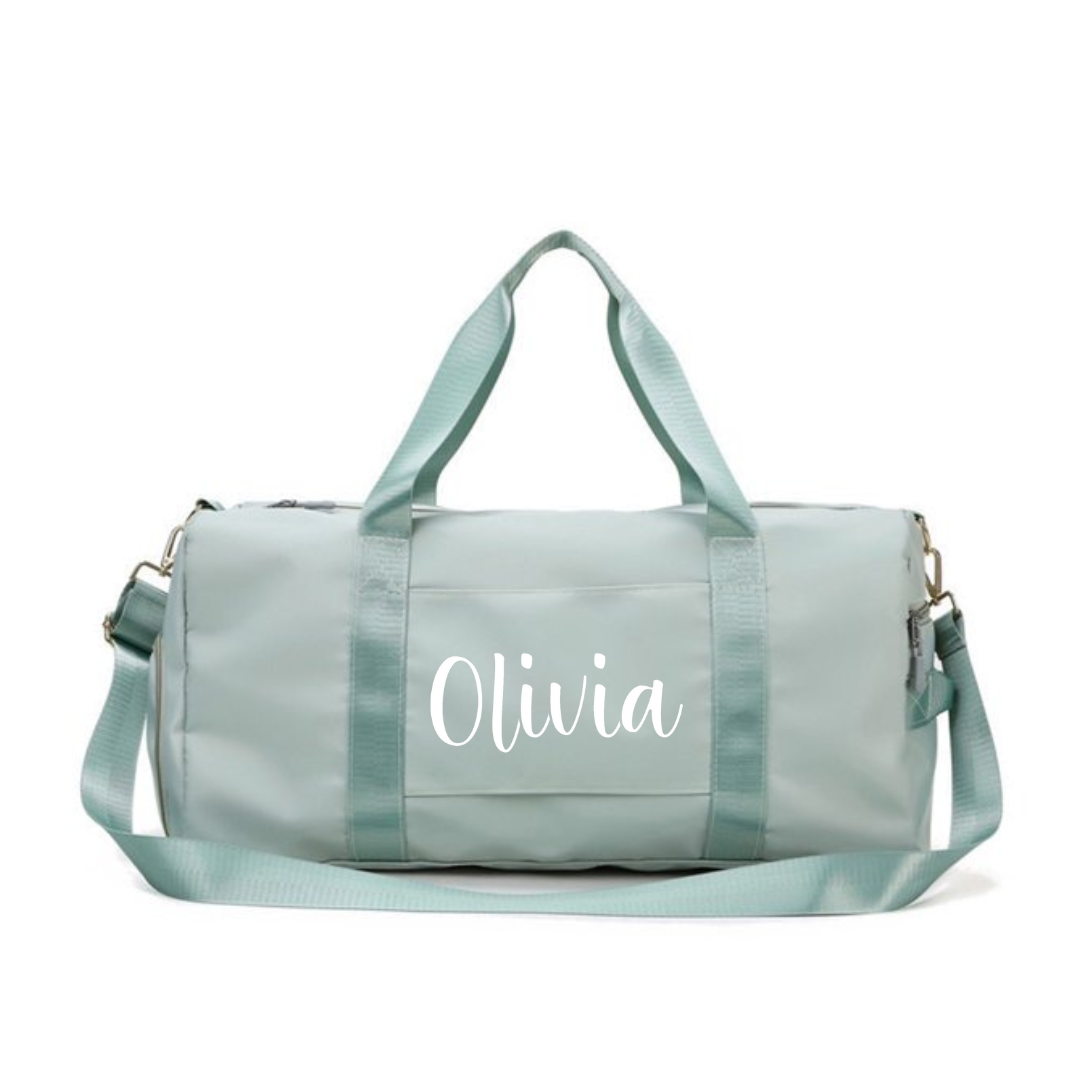 Mint Personalised Sports Duffle Bag | Overnight Travel Luggage Bag | Dance Bag