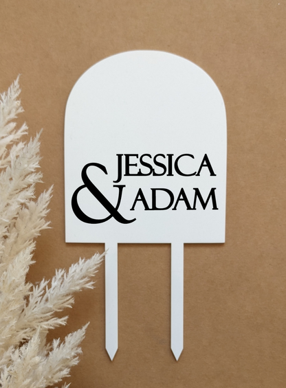 Personalised Wedding Cake Topper