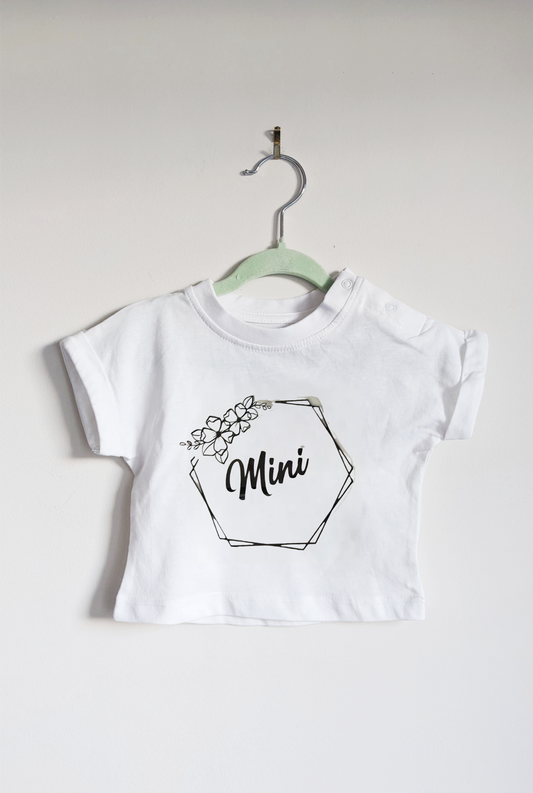 Mini Me Floral motif T-Shirt for kids | Matching Tee with Mum