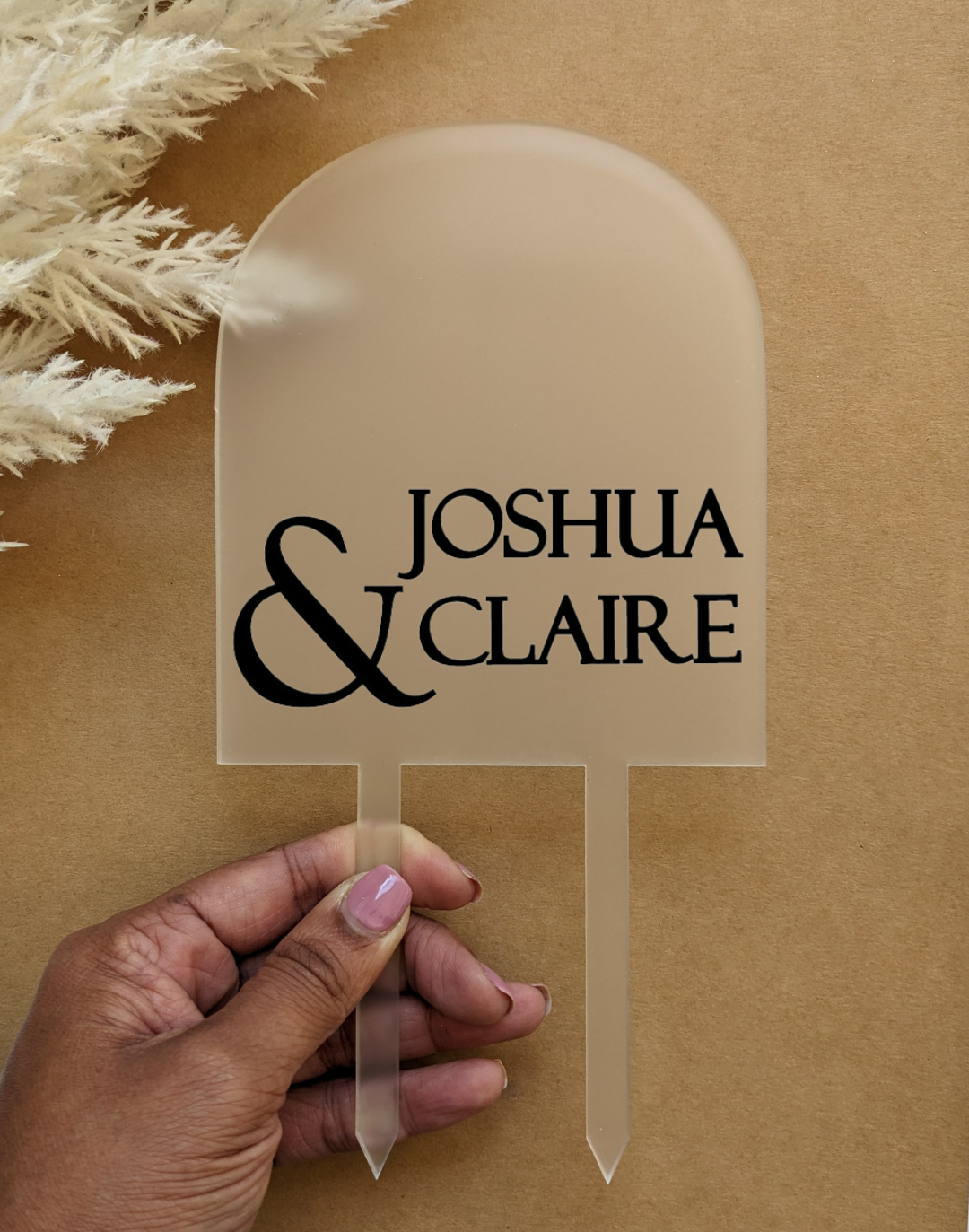 Personalised Wedding Cake Topper