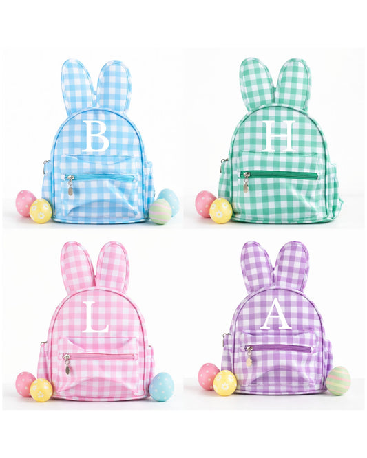 Gingham Bunny Mini Backpack