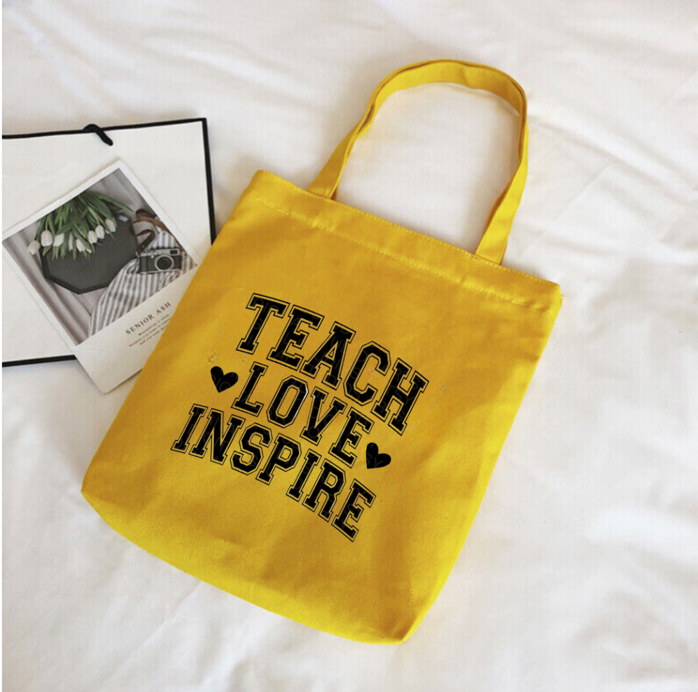 Teach Love Inspire Teacher Tote Bag