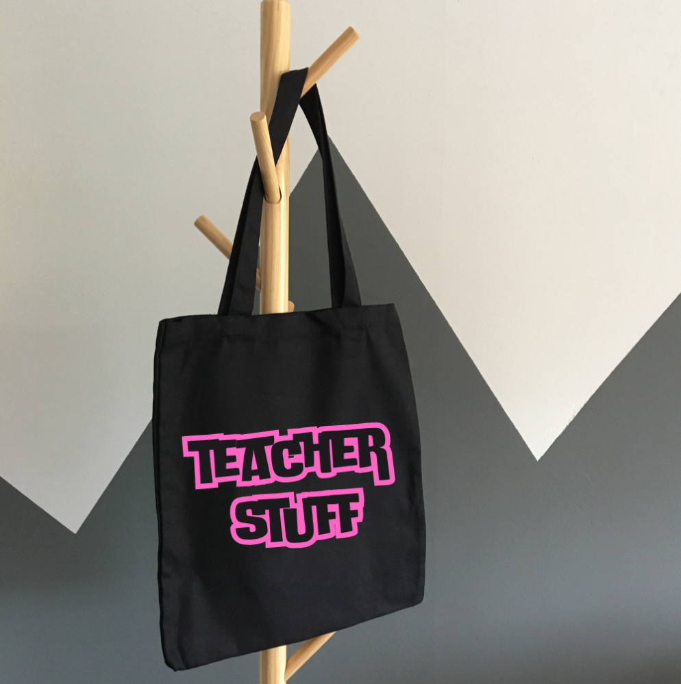 Teacher Stuff Tote Bag