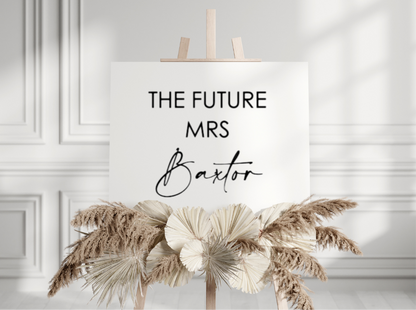 Future Mrs Bridal Shower Sign