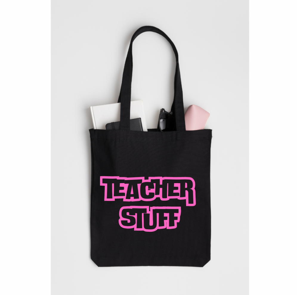 Teacher Stuff Tote Bag