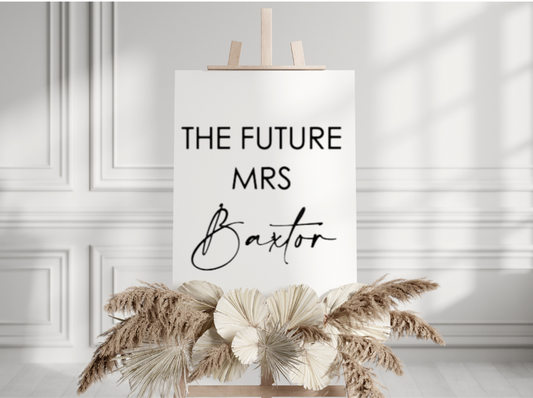 Future Mrs Bridal Shower Sign