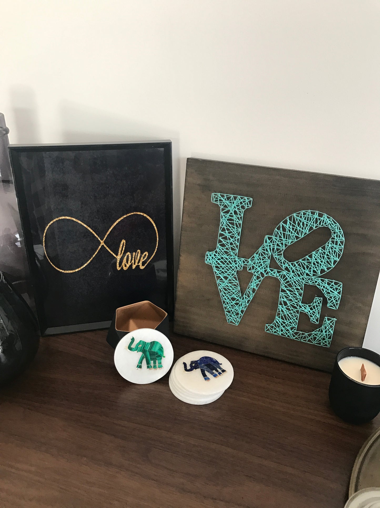 LOVE Wooden String Art