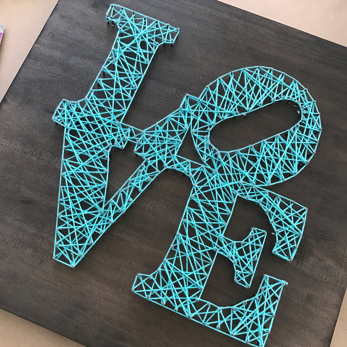 LOVE Wooden String Art