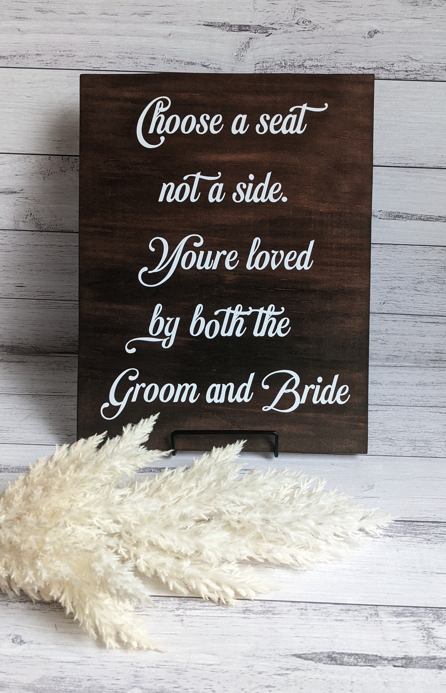 Choose a Seat Wedding Seating Sign