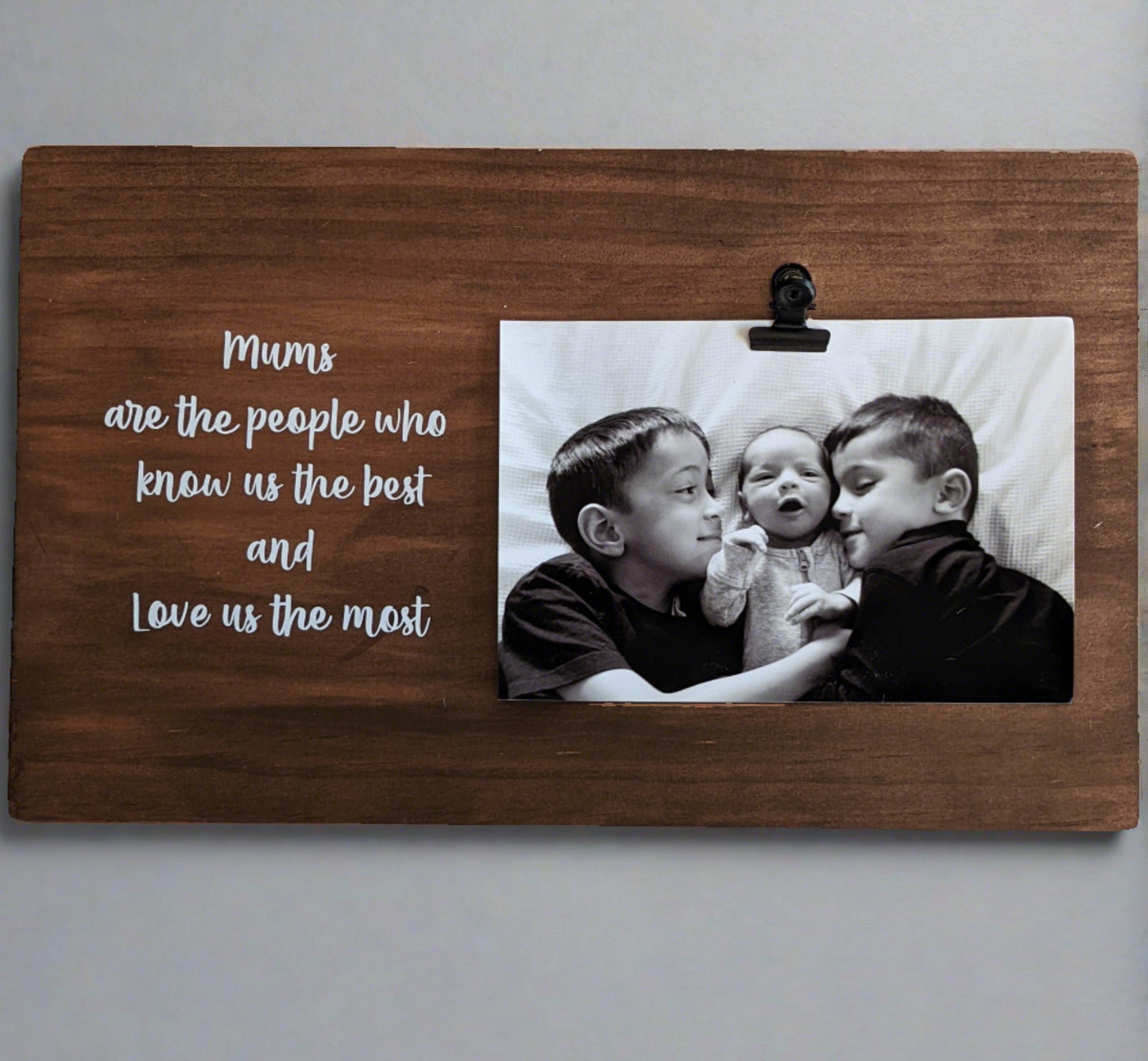 Wooden Photo Plaque |  Photo Frame