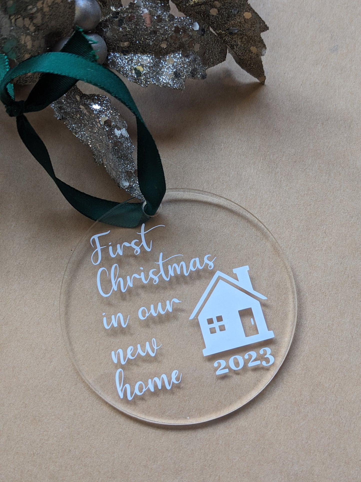 Our First Christmas in our New Home 2024 Tree Ornament | New Home XMAS decorations