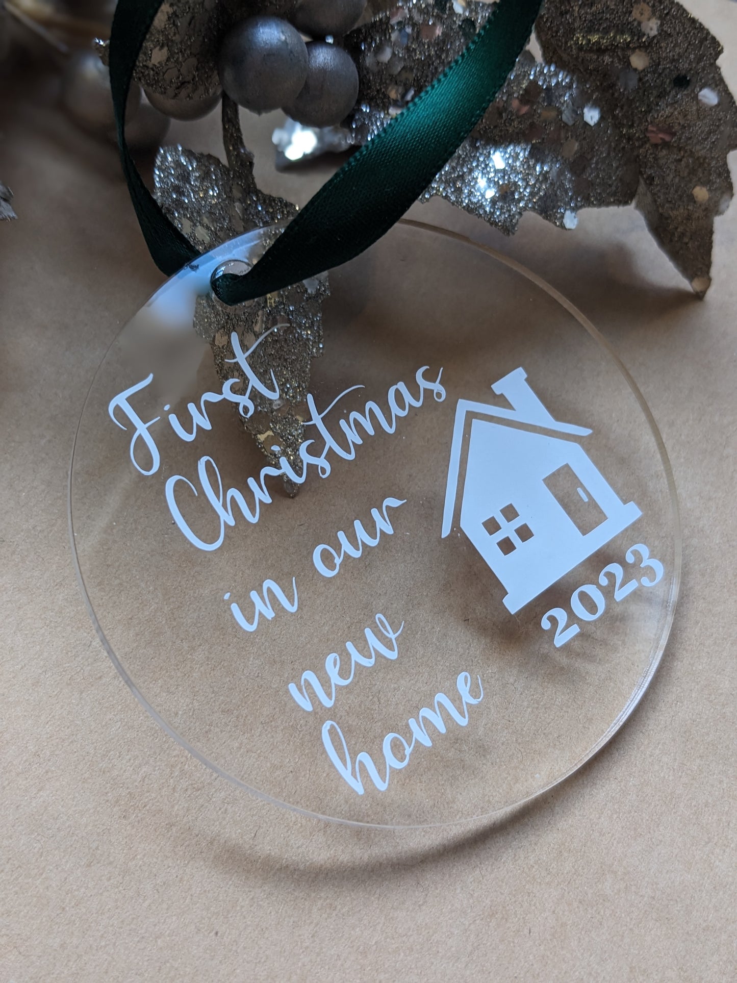 Our First Christmas in our New Home 2024 Tree Ornament | New Home XMAS decorations