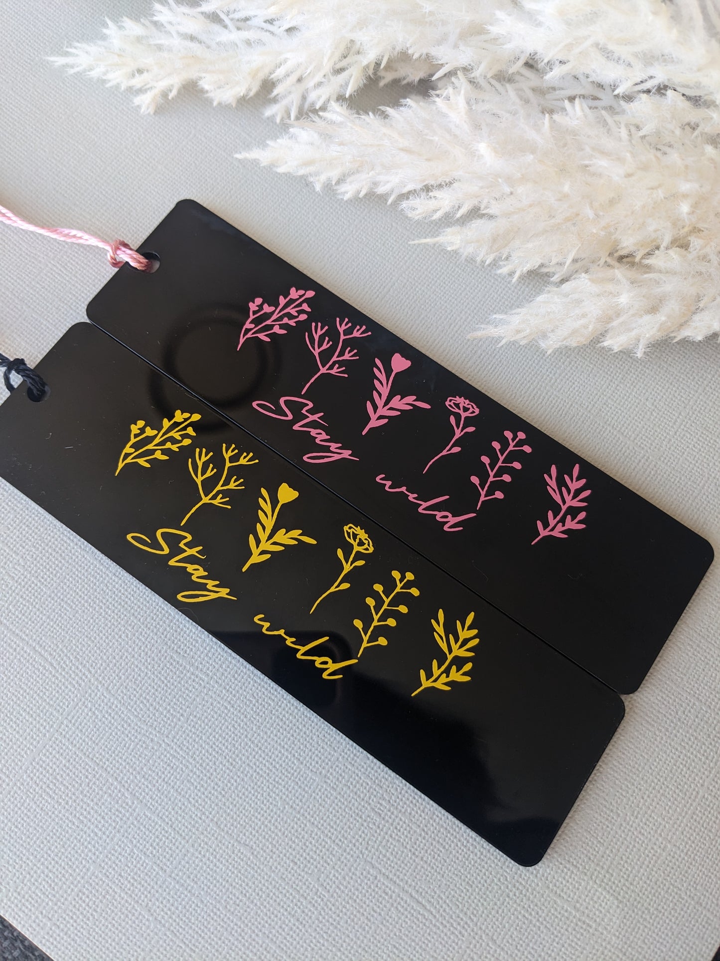 Wild Flower Acrylic Bookmark