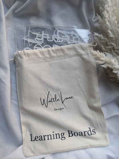 Learning Boards Bundle | Trace boards for Pre Schoolers