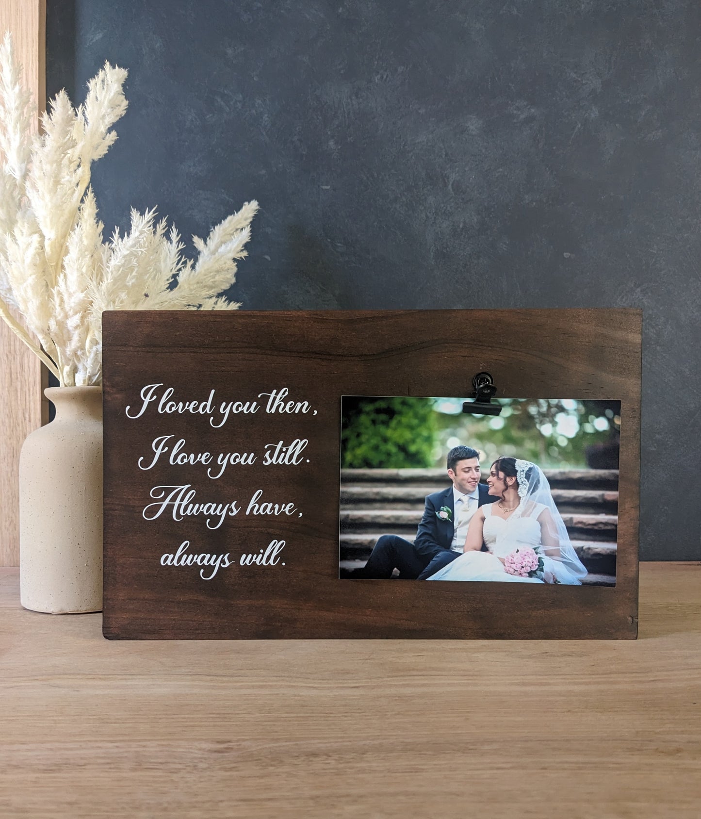 Wedding, Engagement or Anniversary Gift Photo Plaque