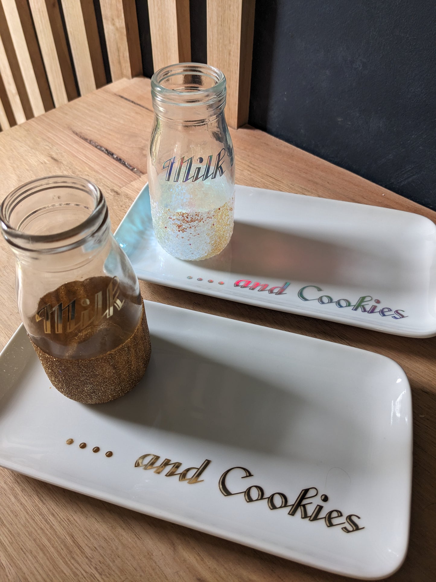 Santa Milk and Cookies Tray