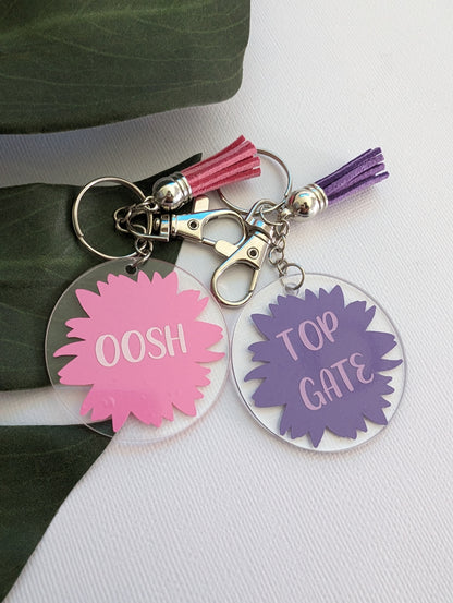 Kids School Pick Up Bag Tags | After School Keyring