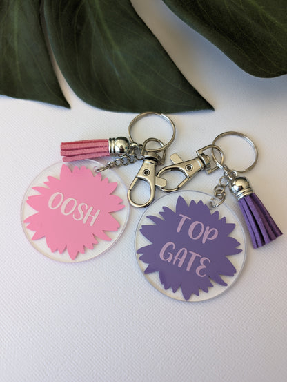 Kids School Pick Up Bag Tags | After School Keyring