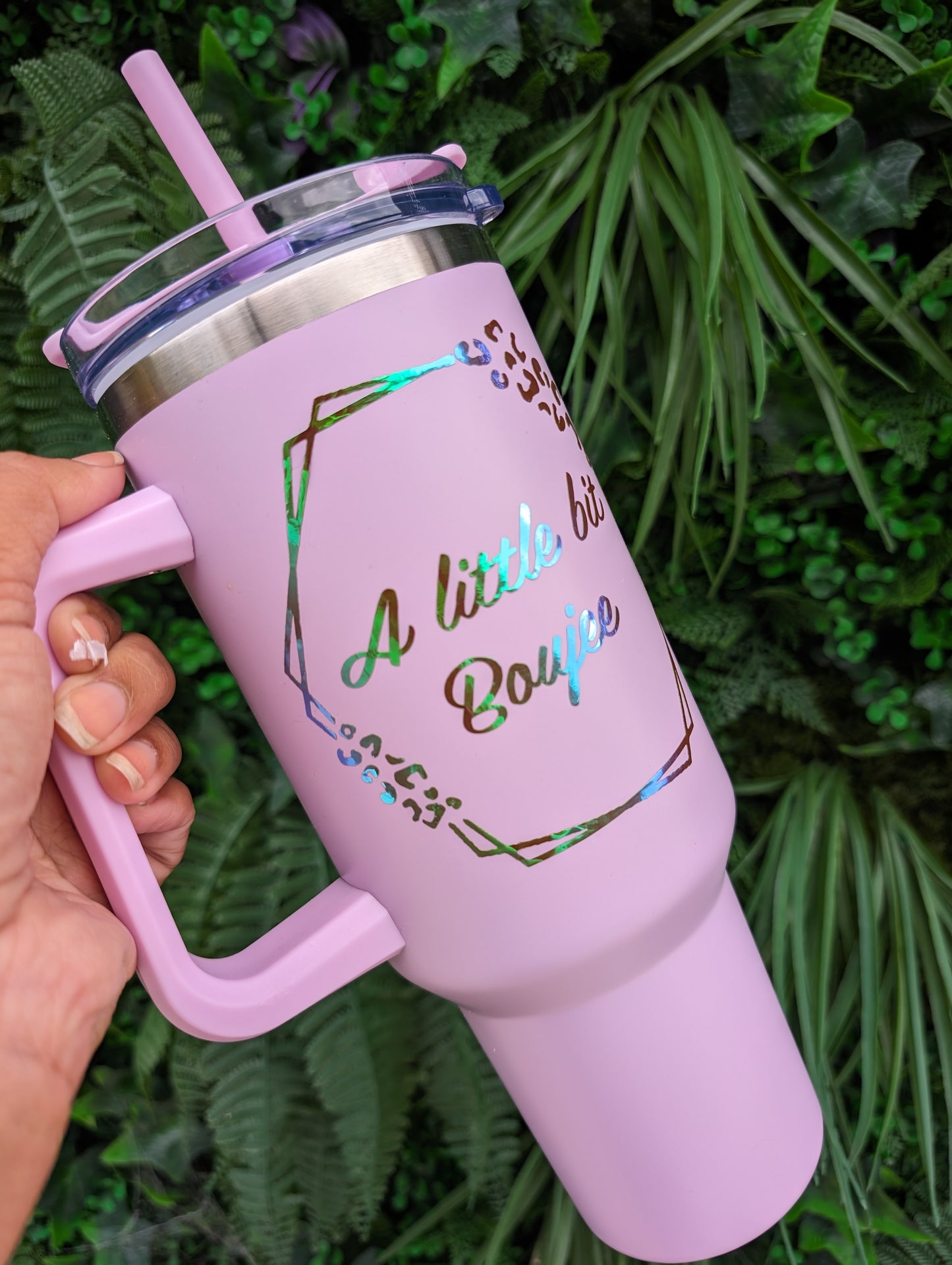 1.18L Jumbo Drinks Tumbler with Handle - A little bit Boujee