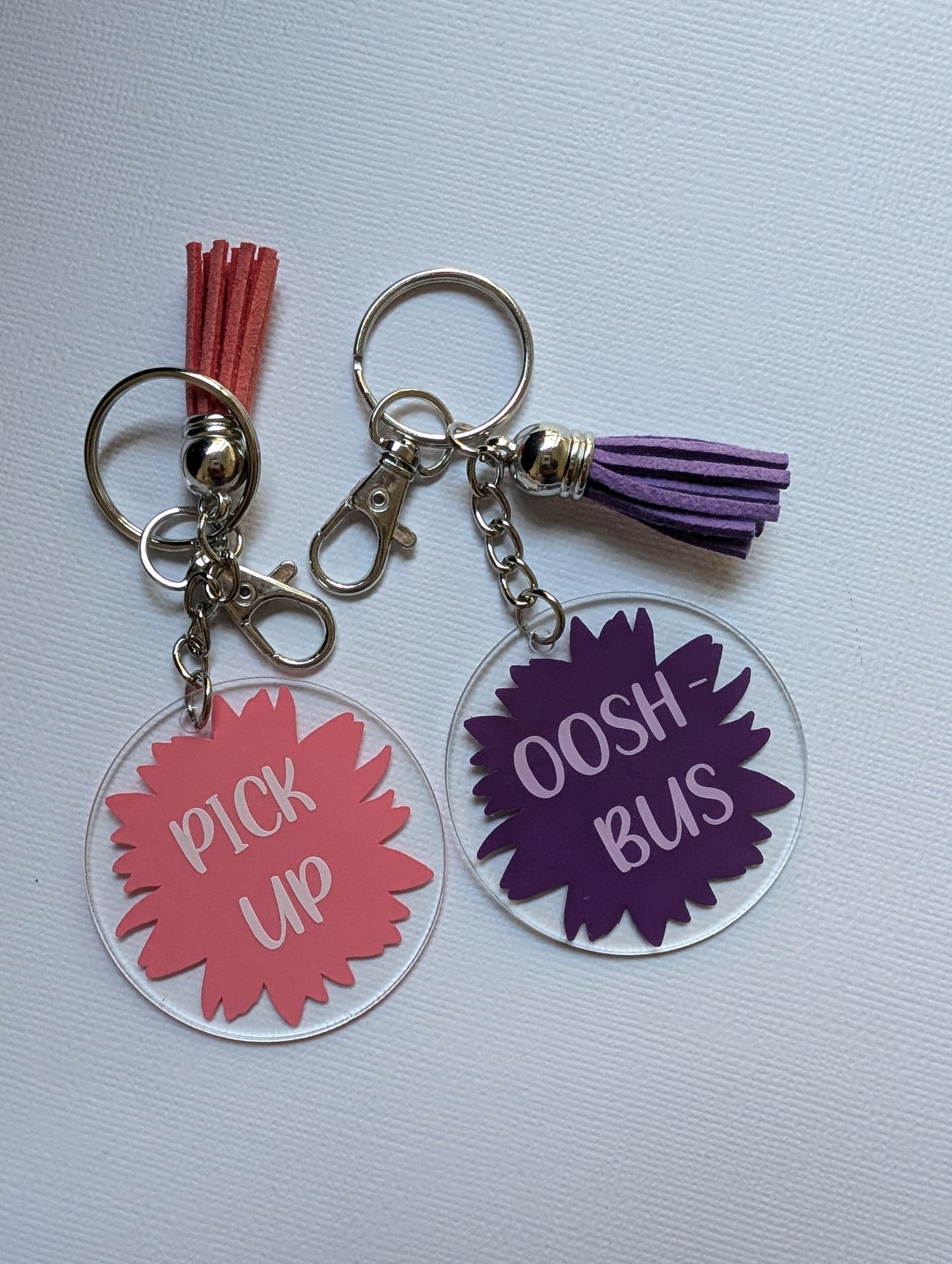 Kids School Pick Up Bag Tags | After School Keyring