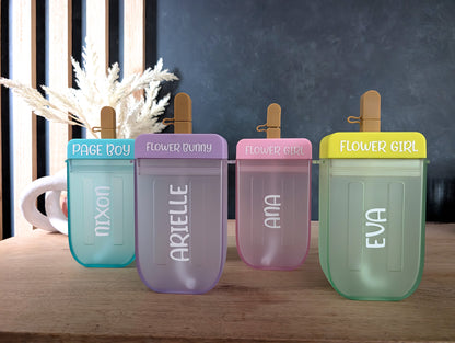 Popsicle Drink Bottle for Young Bridal Party Members