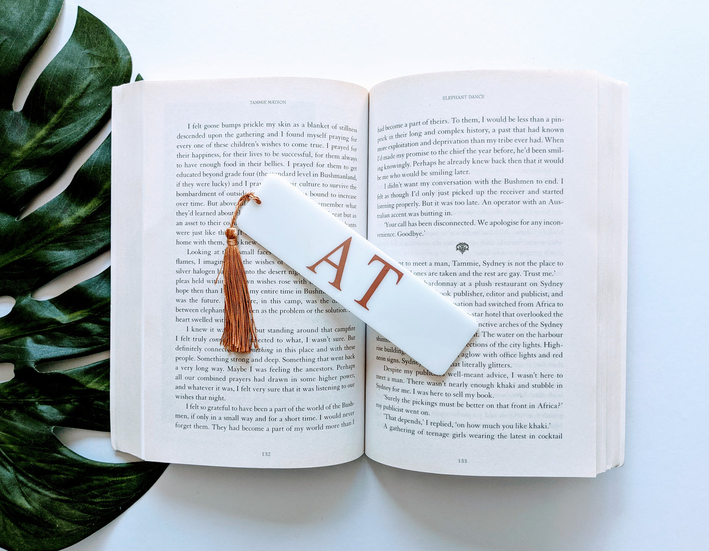 Personalised Monogram Bookmark