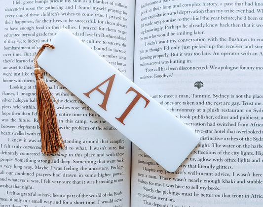 Personalised Monogram Bookmark