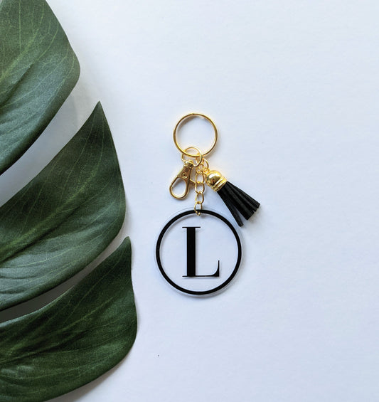 Personalised Monogram Initial Keychain